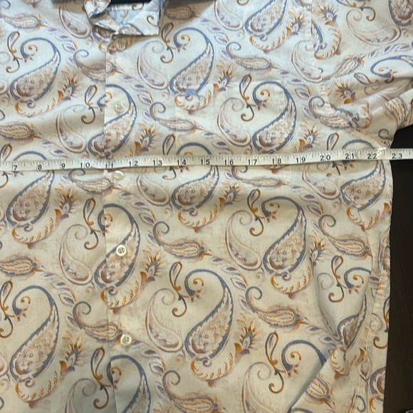 Tommy Bahama Newport Coast Long Sleeve Button Up Paisley Print Men Shirt Size M - Picture 8 of 17